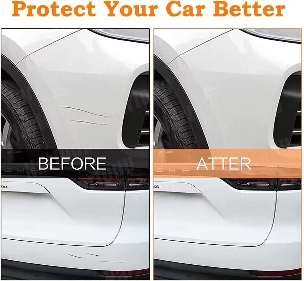 Accessories Transparent Vinyl Car Door Sill Scuff Cover Plate Sticker FOR Toyota