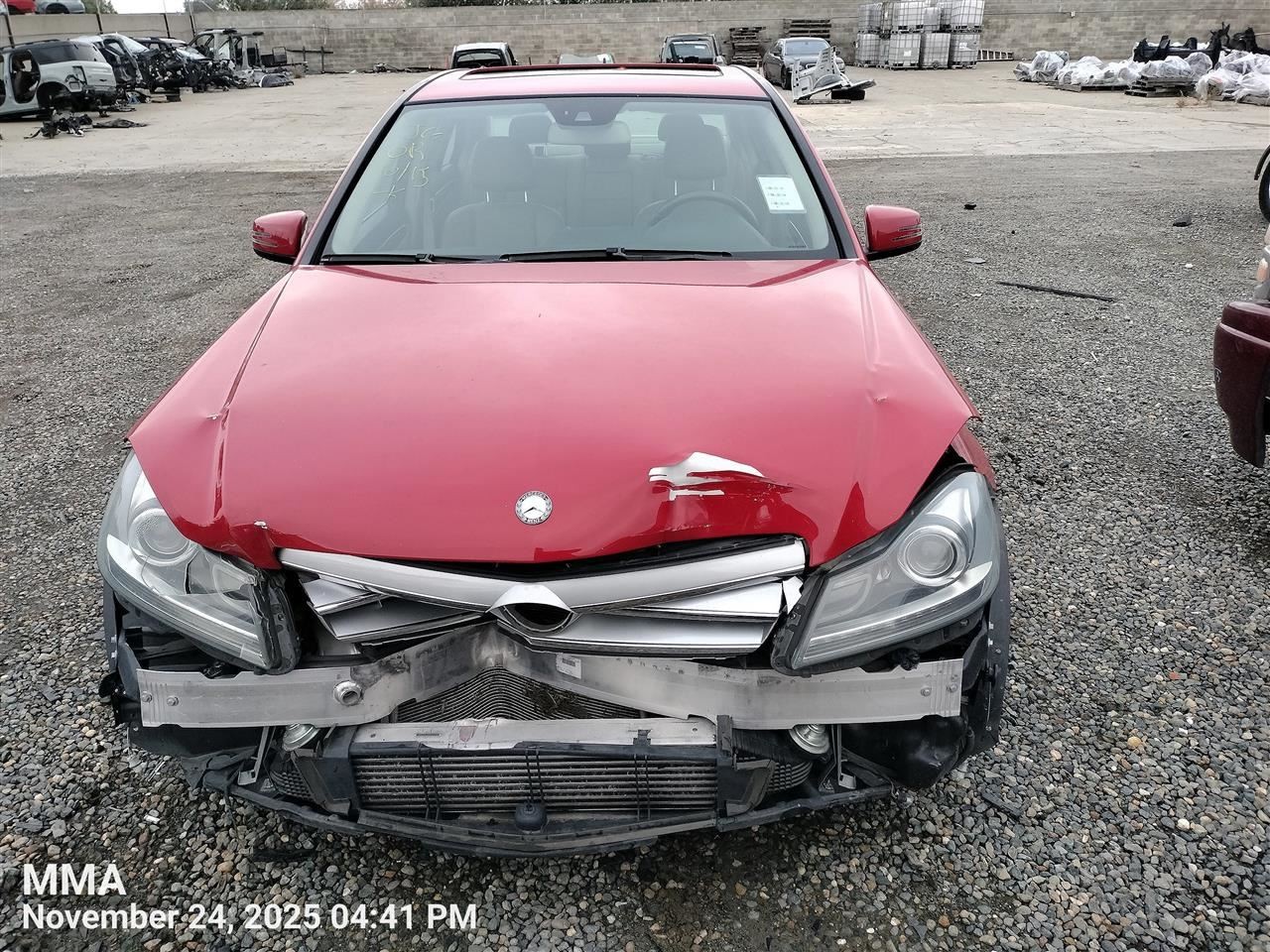 LEFT REAR DOOR MOULDING OEM 2010 MERCEDES-BENZ C250 204 730 01 80