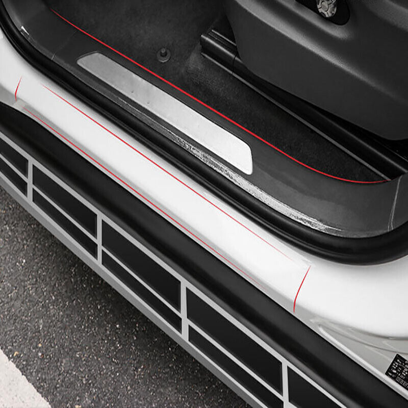 Car Sticker Transparent DIY Door Sill Protector Edge-Guard Strip Film Decal A