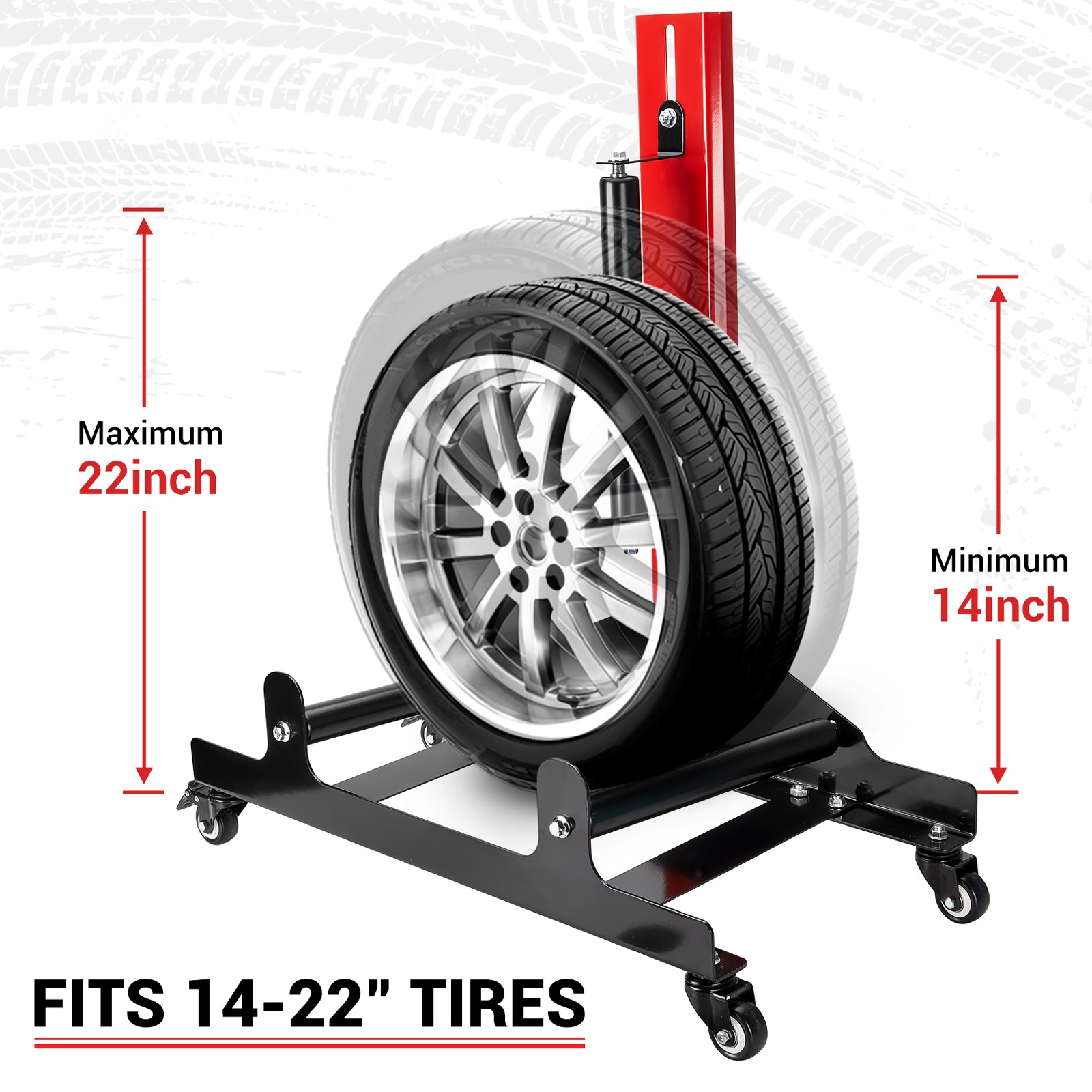 1X Car Wheel Cleaning Stand Tire Clean Detailing Tool for Coating Polishing Rims