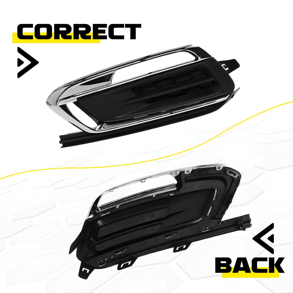 1-10x Exterior Left Fog Lamp Surround Panel Fit 2015 Chevy Cruze Diesel Eco L LS