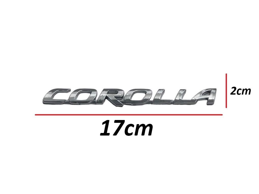 OEM EMBLEM BADGE REAR BACK LETTERS for TOYOTA COROLLA 2004 2005 2006 2007 2008