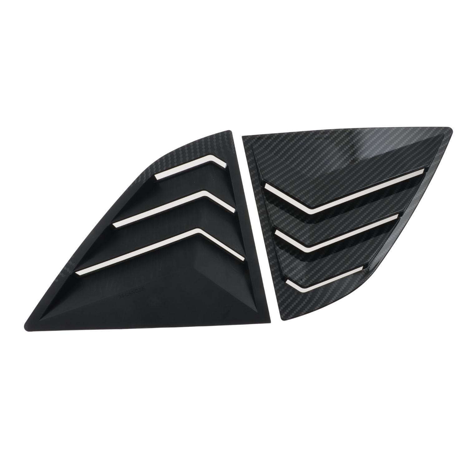 1x Window Louver Rear Side Vent Cover Trim for Mitsubishi Lancer ES GT GTS SE DE