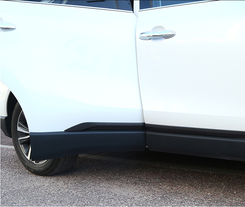 For Toyota Venza 2021-2024 Carbon Door Side Body Molding Panel Guard Cover Trim