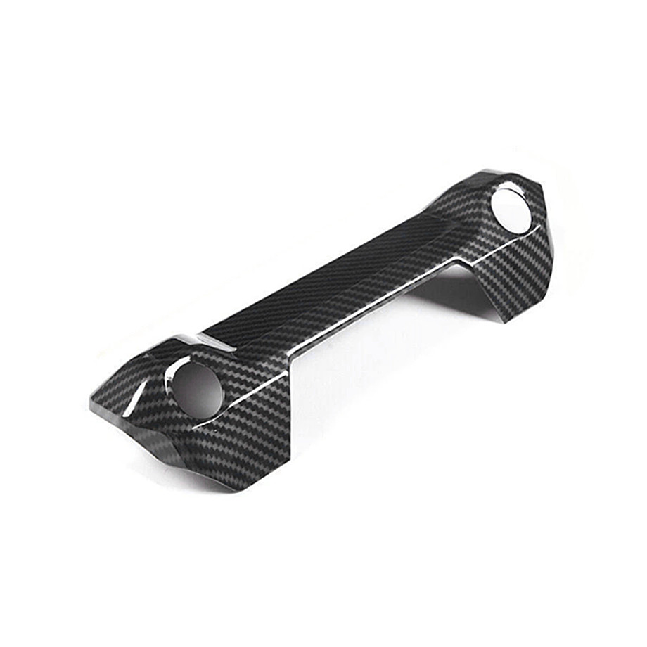 For Toyota Tundra 22-25 Carbon Fiber Tailgate Door Handle Cover Trim Decor Bezel