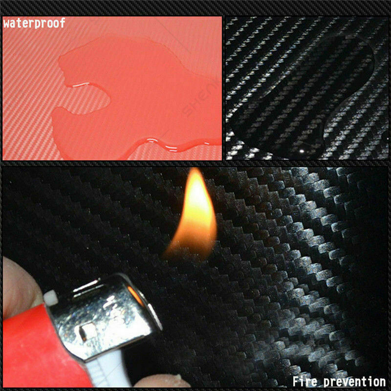 For FORD F-150 Carbon Door Sill Step Plate Scuff Cover Anti Scratch Protector US