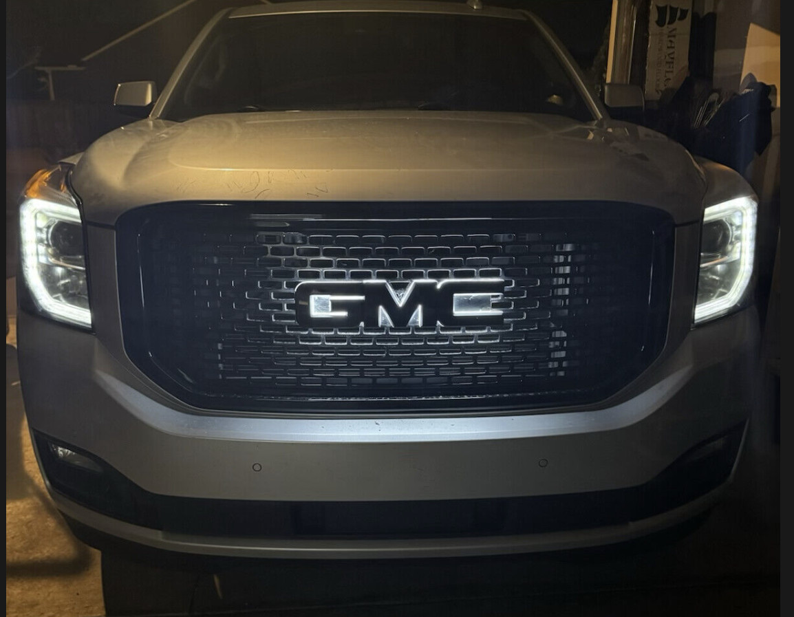 illuminated Emblem Letters for GMC Yukon 2015 2016 2017 2018 2019 2020
