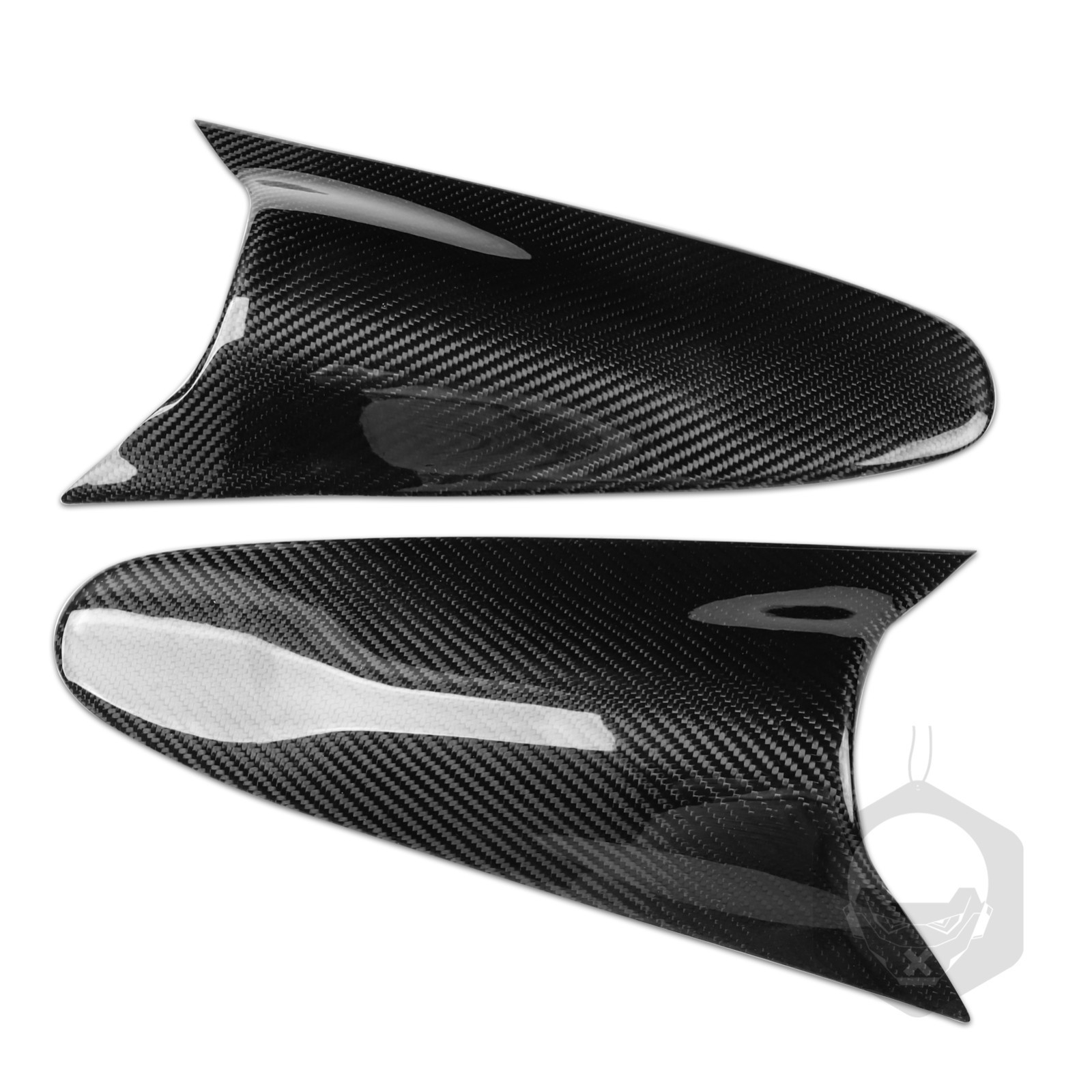 Real Dry Carbon Fiber Front Headlight Eyebrow Cover Trim For Toyota Celica 00-05