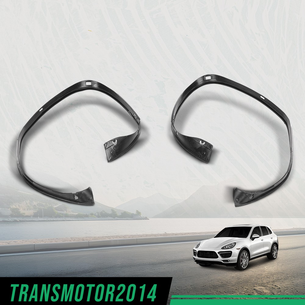 Fit for 2011-2014 Porsche Cayenne 2X Headlamp Rubber Seal Trim Decorative Strip