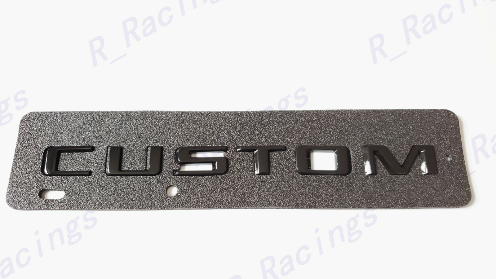1PC Rear Tailgate Gloss Black Custom Emblem Letters Fit For 2019-2022 Silverado
