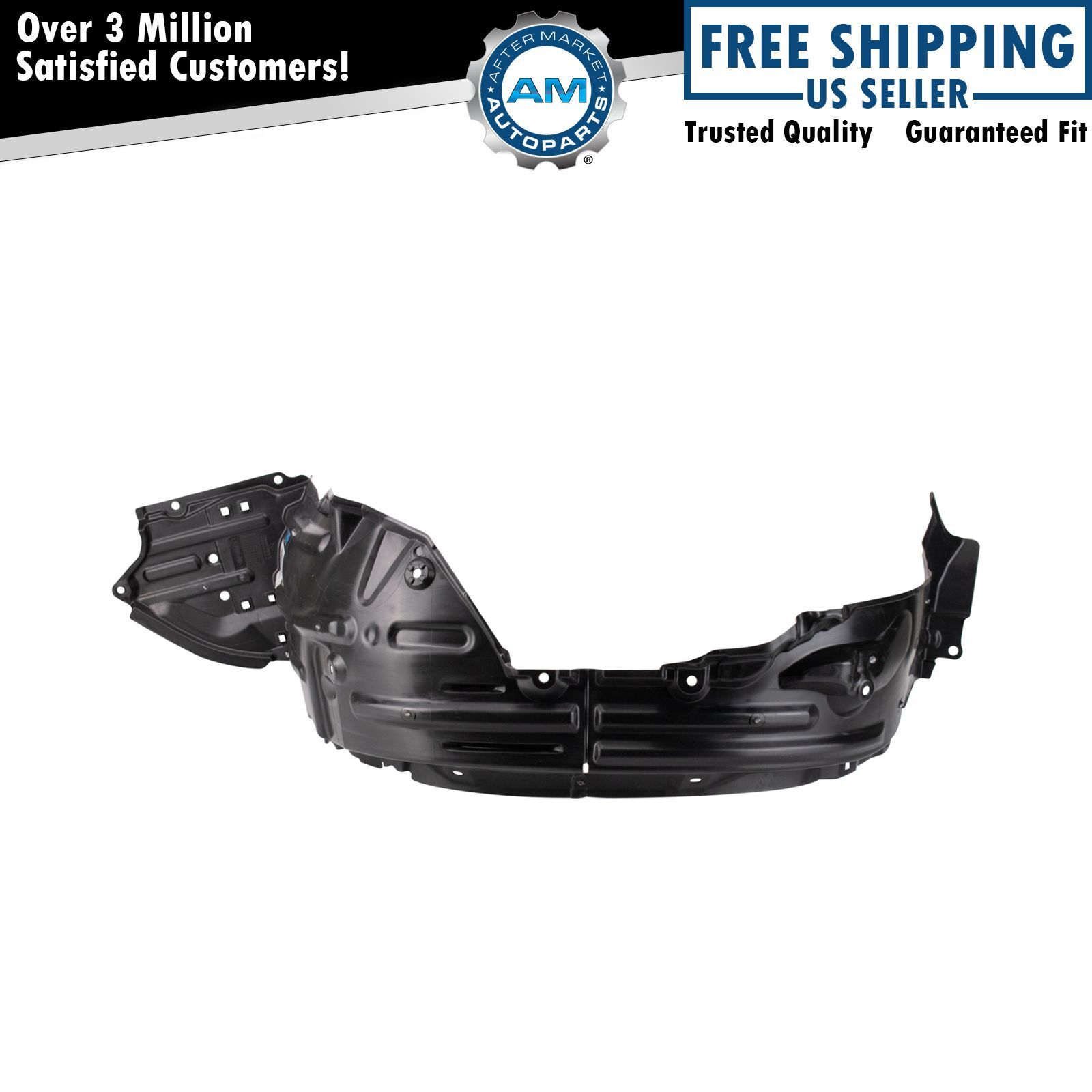 Front Left Inner Fender Liner Black For 2020-2021 Toyota C-HR TO1248244