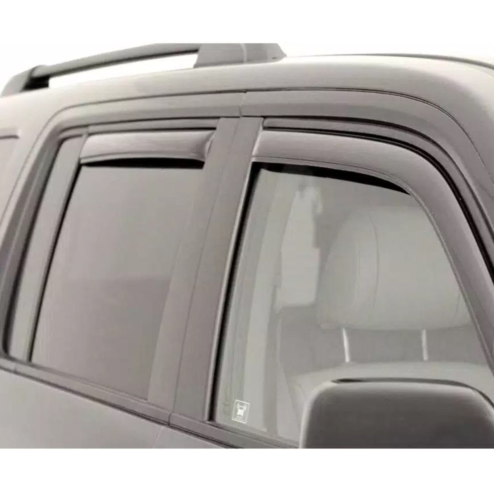 AVS Front & Rear In-Channel Smoke Window Ventvisors for 01-07 Toyota Sequoia