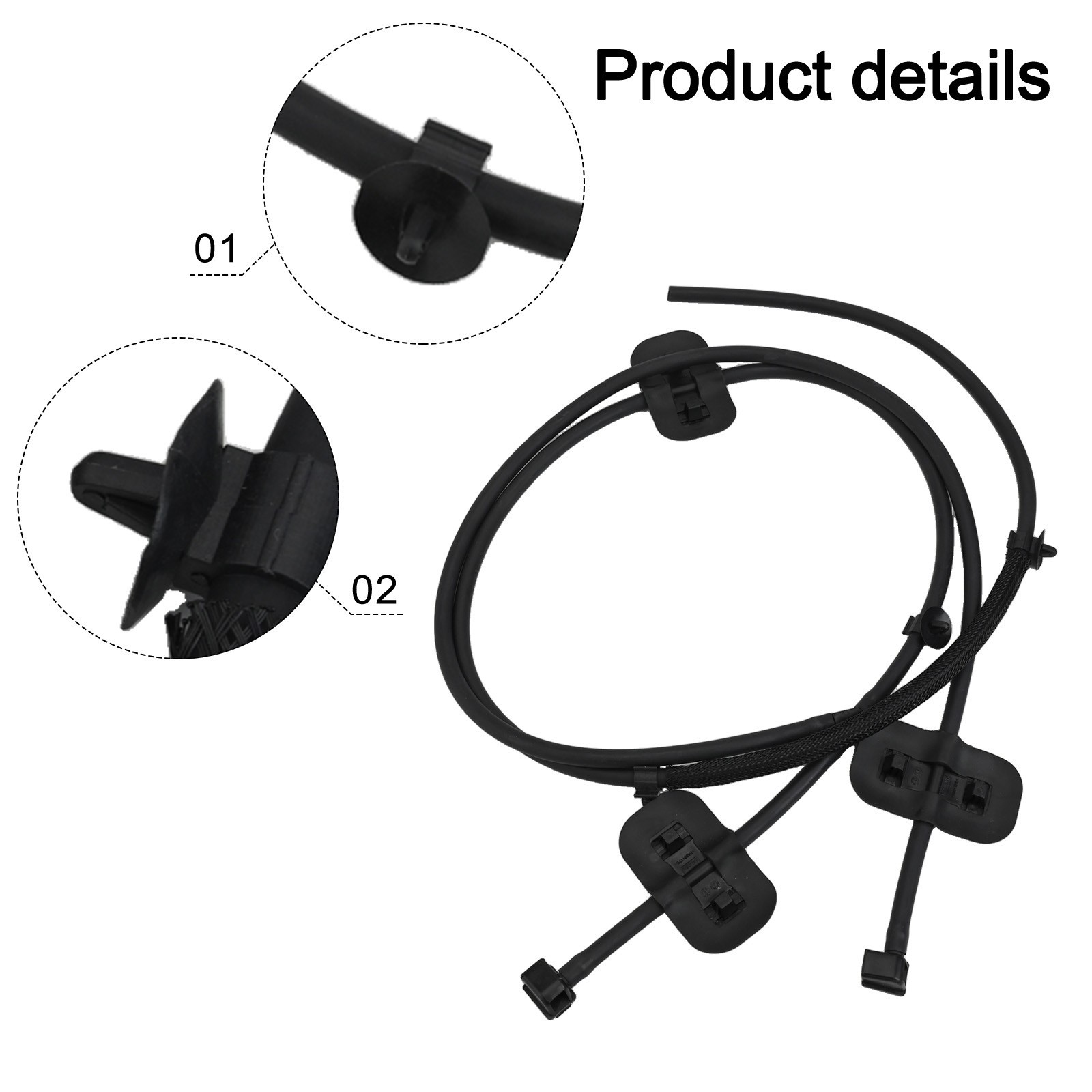 Windscreen Washer Nozzle Compatible with For 508 Quick and Simple Installation