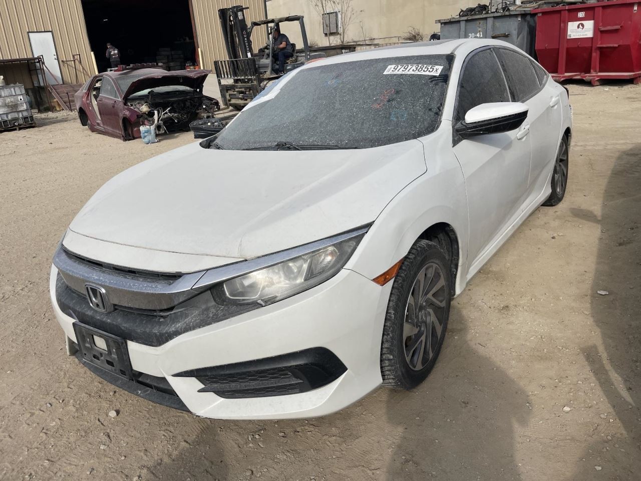 Upper Grille 2016-2018 HONDA CIVIC Center Chrome Trim 1004736