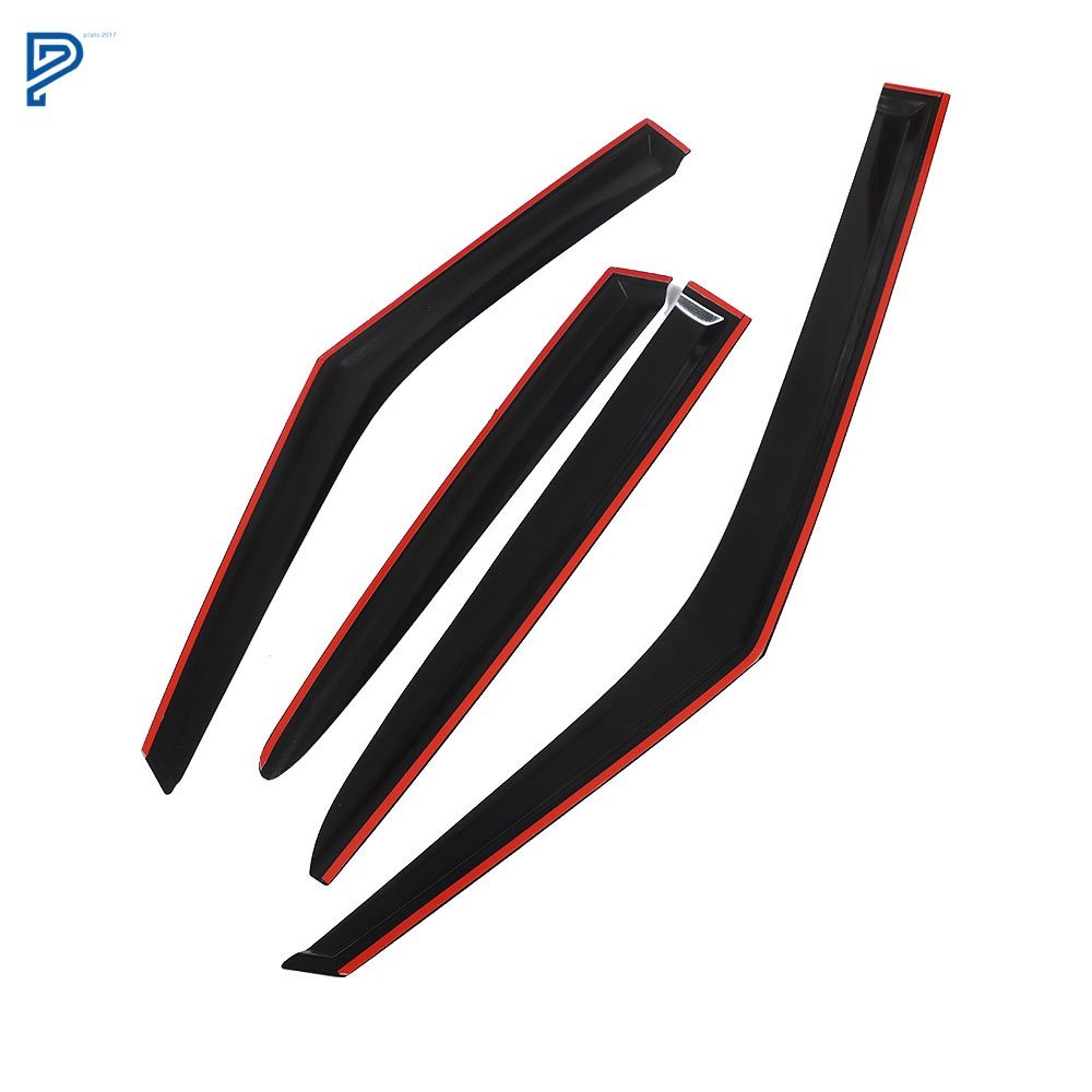 Smoke Side Window Vent Visors Rain Guards For 2011-2017 Hyundai Veloster
