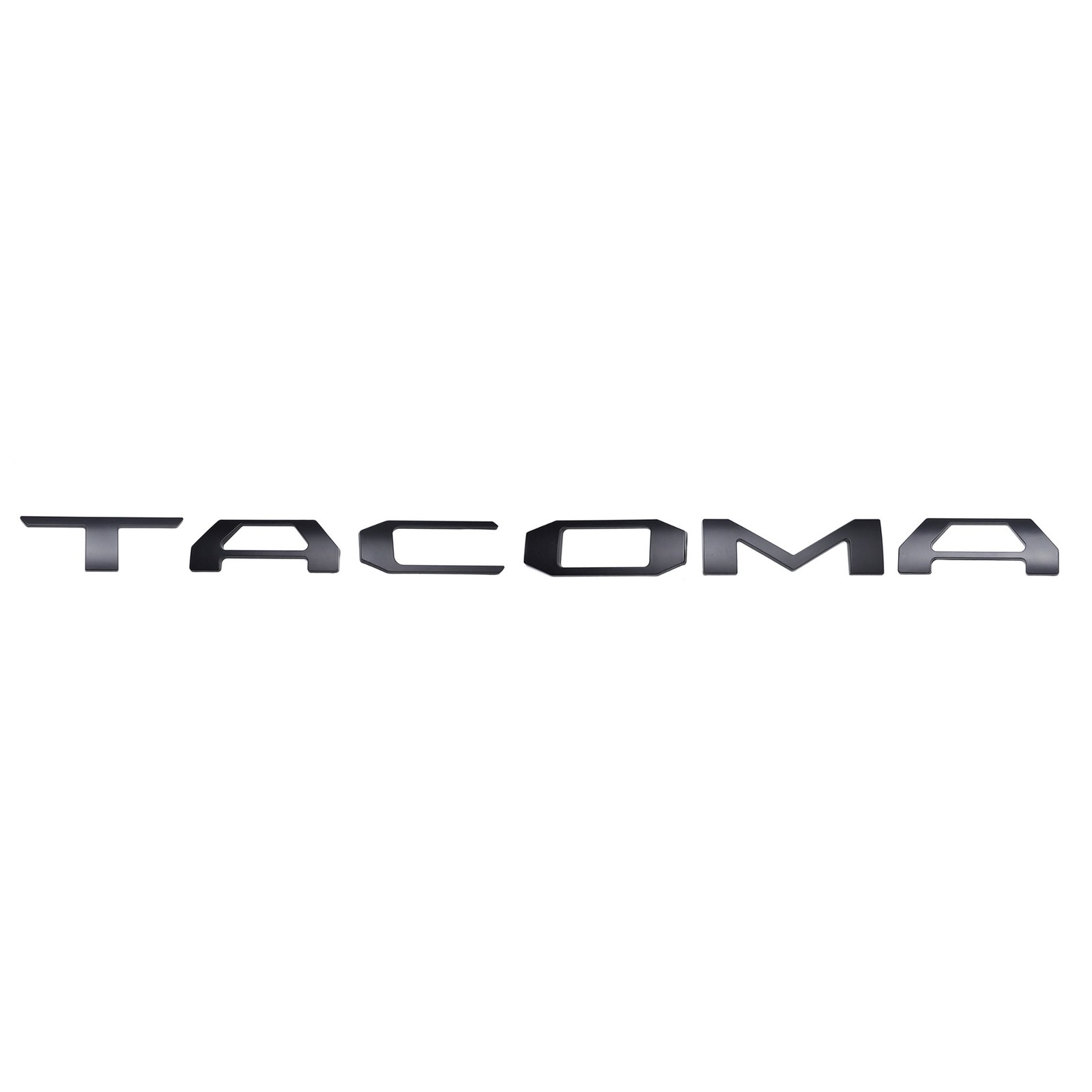 Matte Black Finish 3D Raised Tailgate Letter Pieces For 2024-up Toyota Tacoma