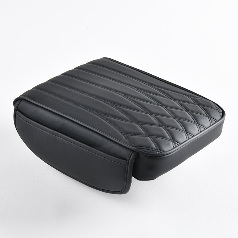 Car Armrest Cushion Auto Center Console Box Pad Protector With 2 Storage Pockets