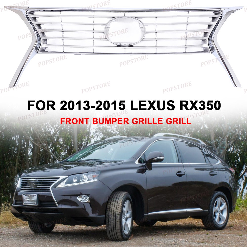 Silver Plastic Front Grille For 2013-2015 Lexus RX350 LX1200144 531010E140