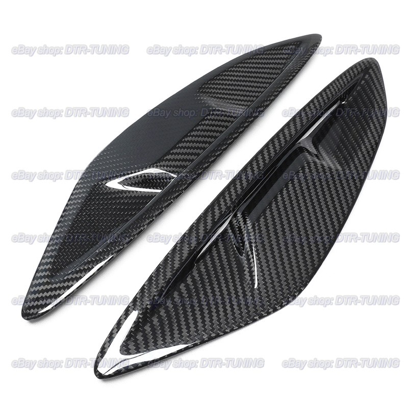For BMW 8-Series 840i M850i Gran Coupe Carbon Fiber Side Grilles Air Vent Covers