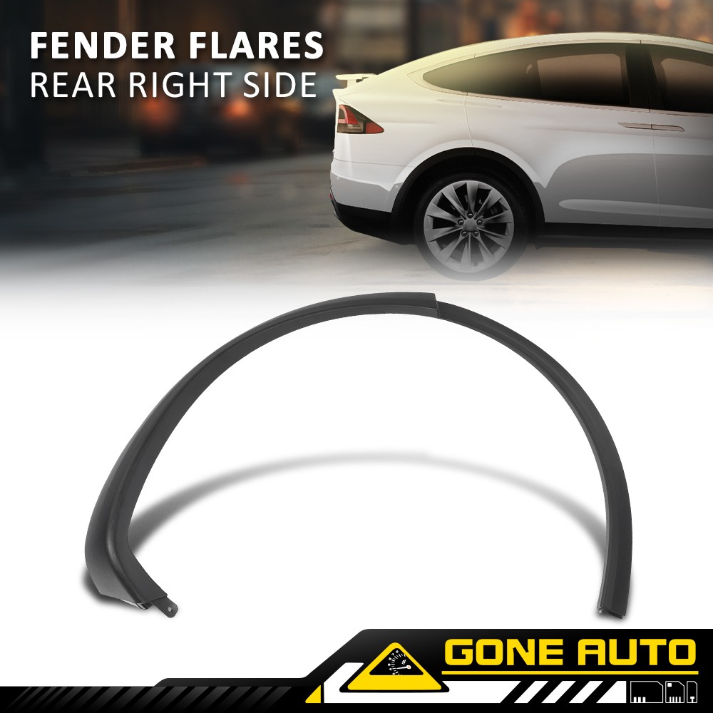Fit For 2016-2023 Tesla Model X Right Rear Fender Wheel Flare Molding Trim Arch
