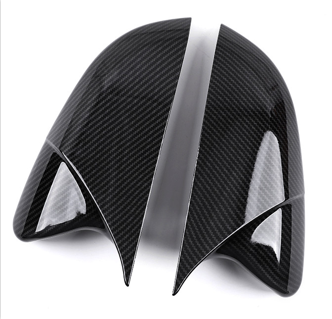 Carbon Fiber Style Rear View Mirror Cover For Honda Civic 10th Gen 2016-2021