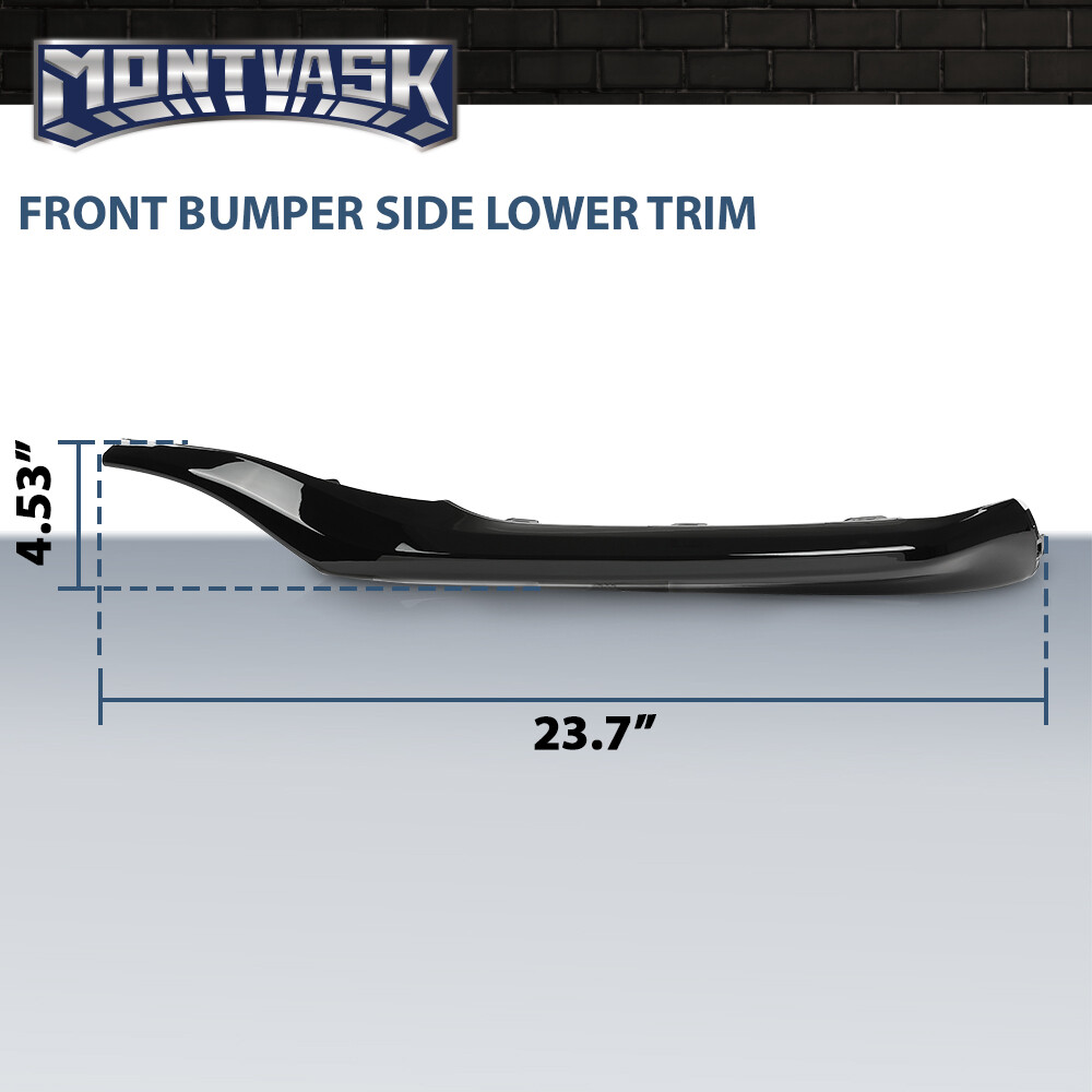 Fit For 2021-2023 Toyota Camry SE/XSE Left+Right Front Lower Bumper Trim Molding