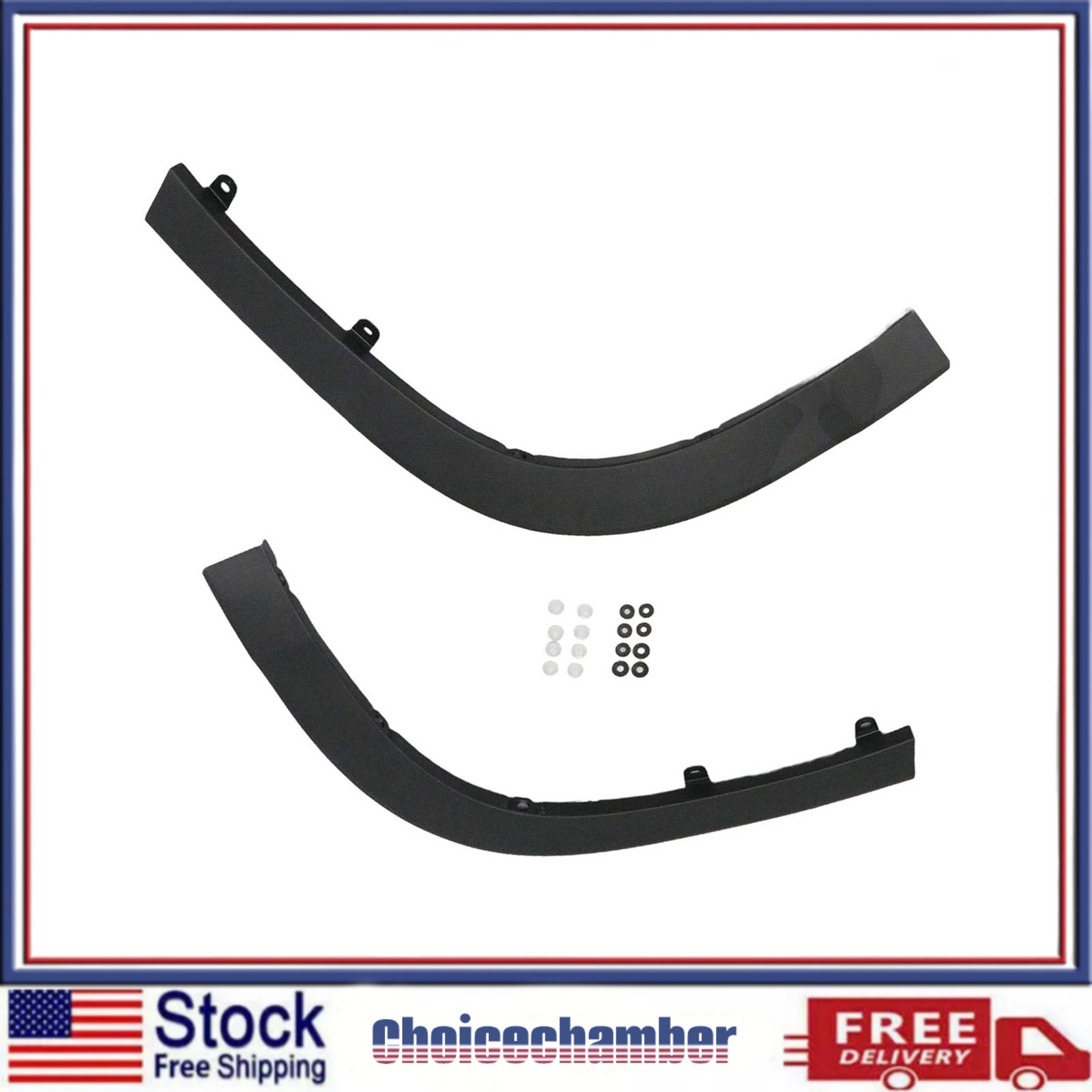For 2014-19 Toyota Highlander Rear Driver Passenger Side Wheel Opening Molding