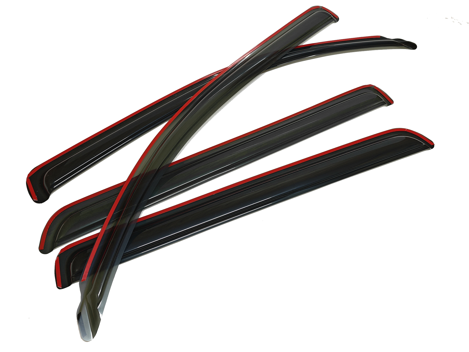 IN-CHANNEL Window Visors Sun Vent Rain Wind Guards Fit Toyota Sequoia 2008-2022
