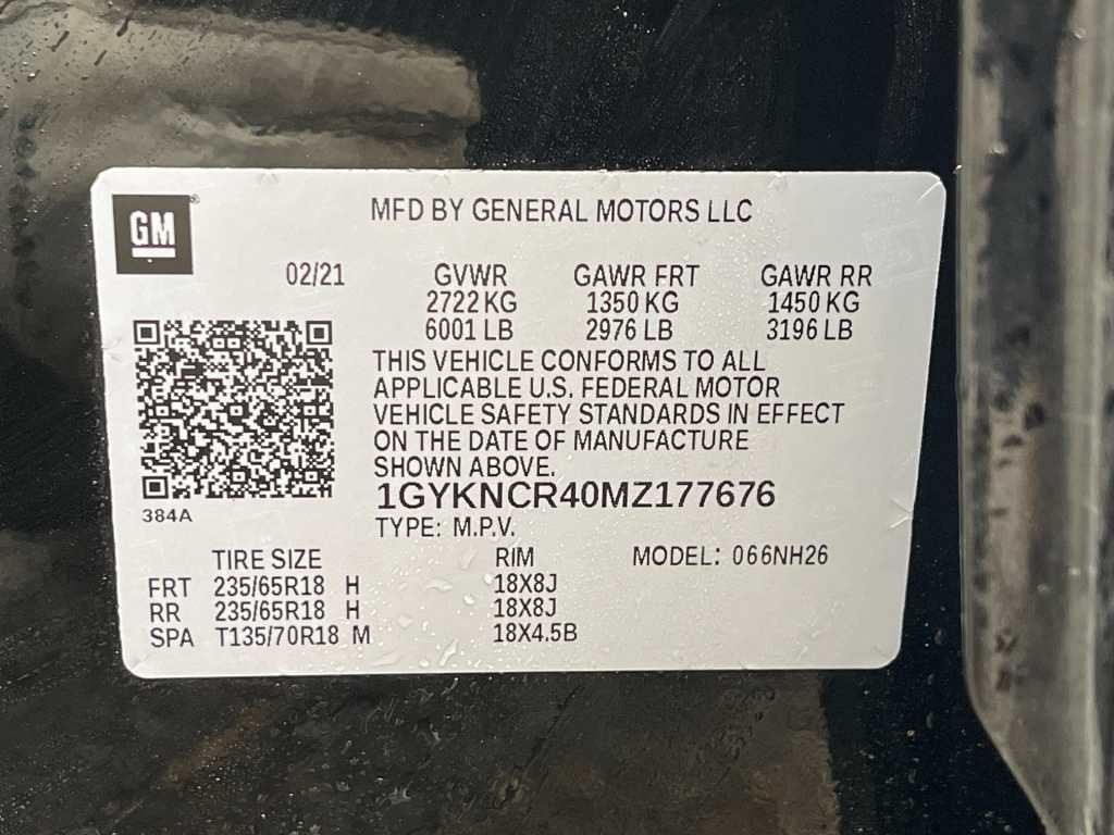 2017-2024 CADILLAC XT5 LEFT ROCKER MOULDING PLASTIC BLACK PC:GB8 FWD 39K 62357