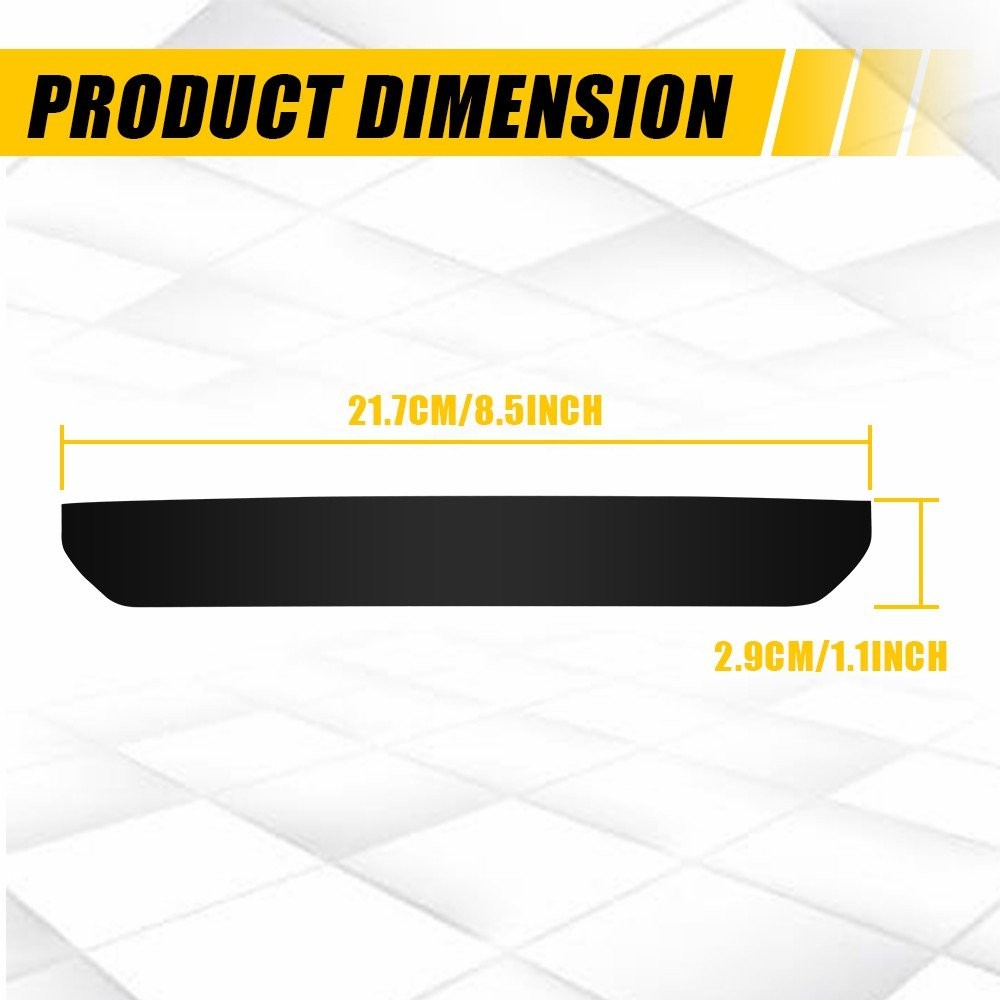 Precut Side Marker Tint Overlay Kit For 23-25 GMC Canyon Black Vinyl Wrap 4-40x