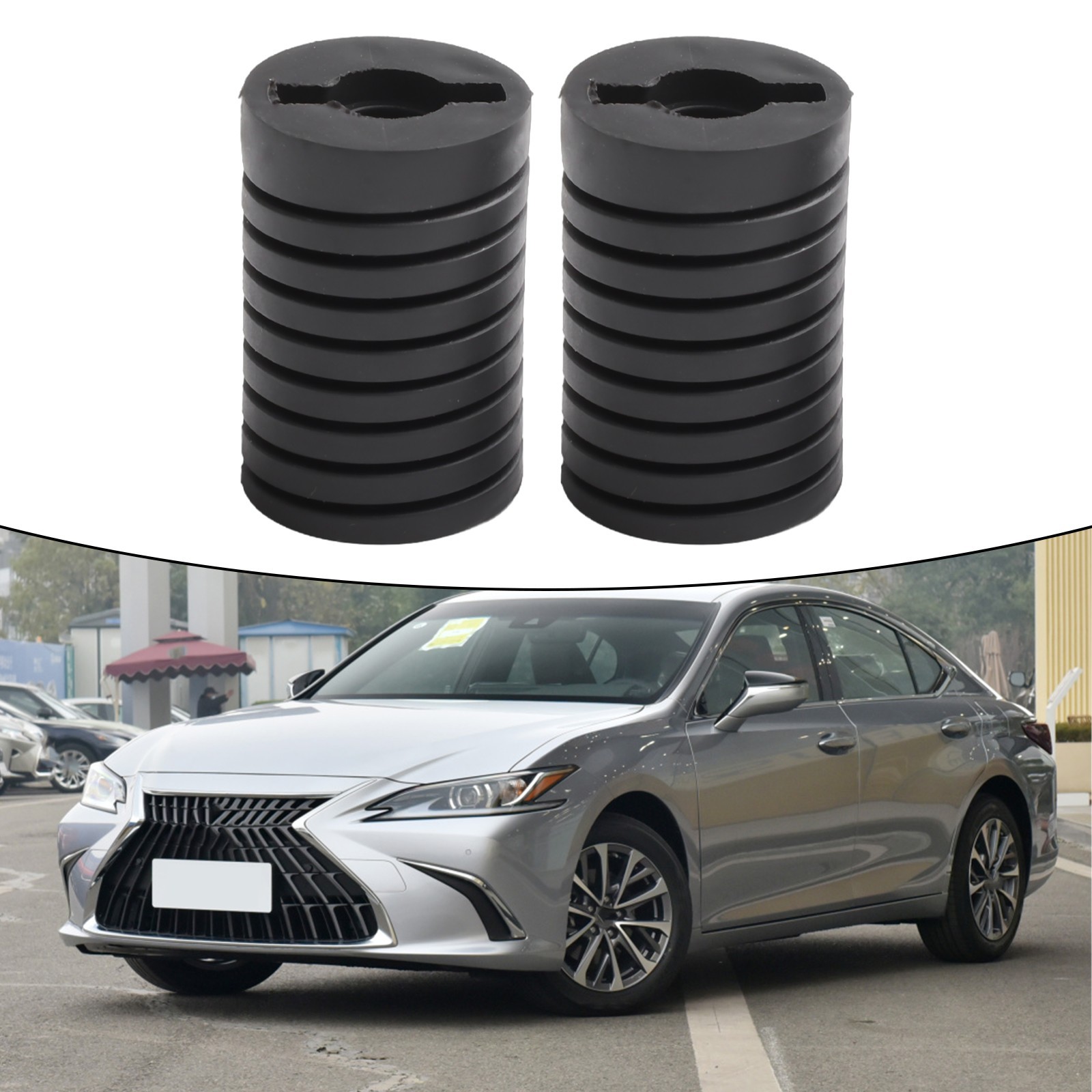 Perfect Fitment Rubber Hood Bumper Cushion for Toyota For Lexus LS460 LS460L