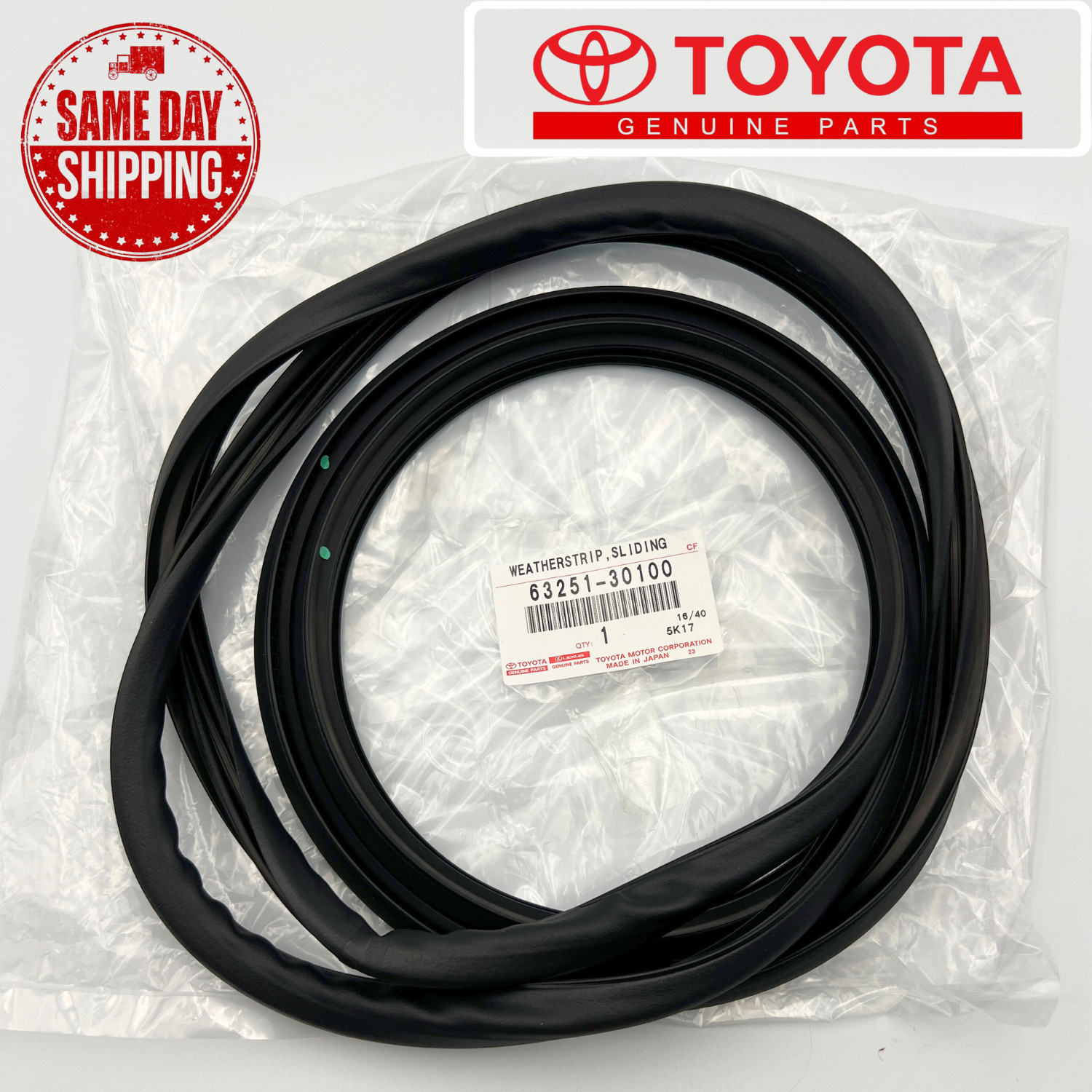 Genuine TOYOTA Camry LEXUS ES350 GS350 GSF SUNROOF WEATHERSTRIP 63251-30100