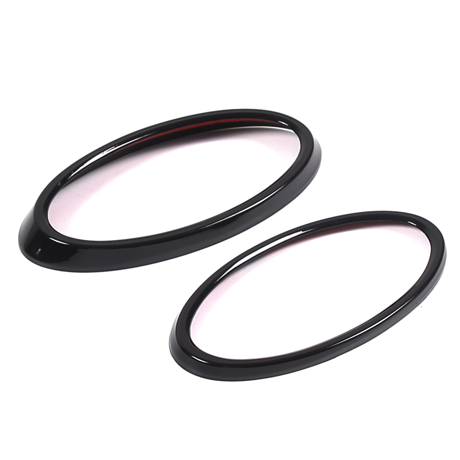 Glossy Black Front Rear Emblem Logo Badge Ring Trim Cover For Subaru WRX 21-23