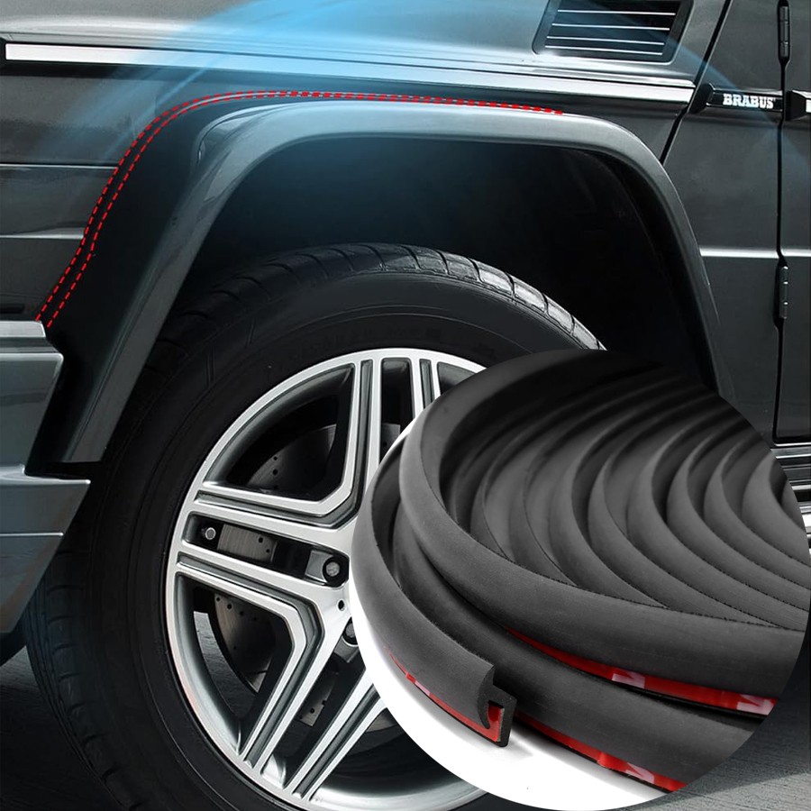 30Ft T Style For Chevy Truck Rubber Wheel Well Fender Flare Edge Seal Trim Strip