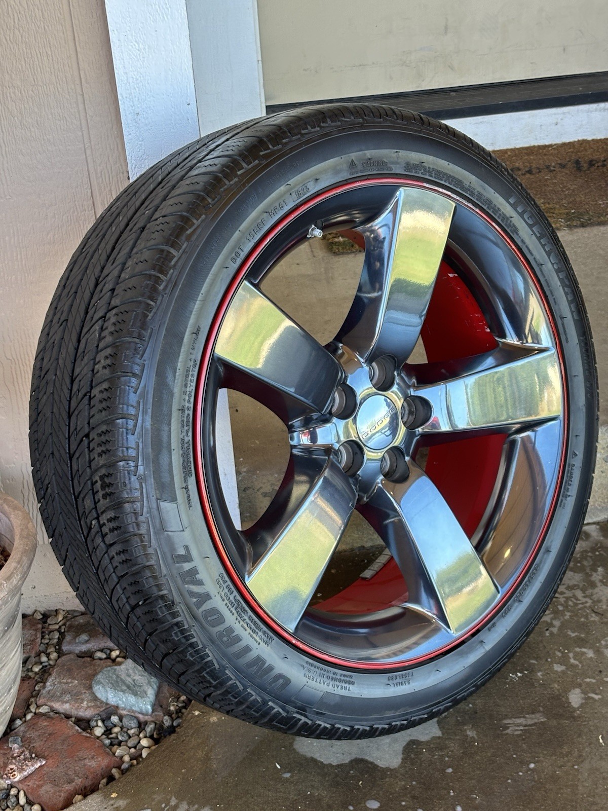 MOPAR DODGE CHALLENGER CHARGER RALLY REDLINE EDITION 20×8 WHEELS OEM USED RIM