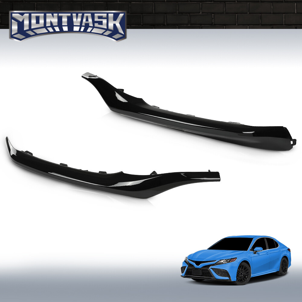 Fit For 2021-2023 Toyota Camry SE/XSE Left+Right Front Lower Bumper Trim Molding