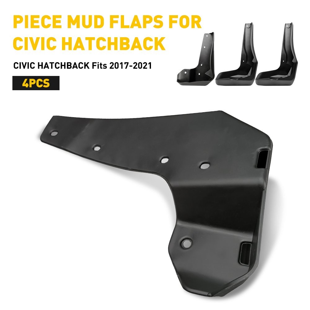 For Gen 10th Hatchback Civic 2017-2021 Splash Guards Mud Flap Car Accessories US