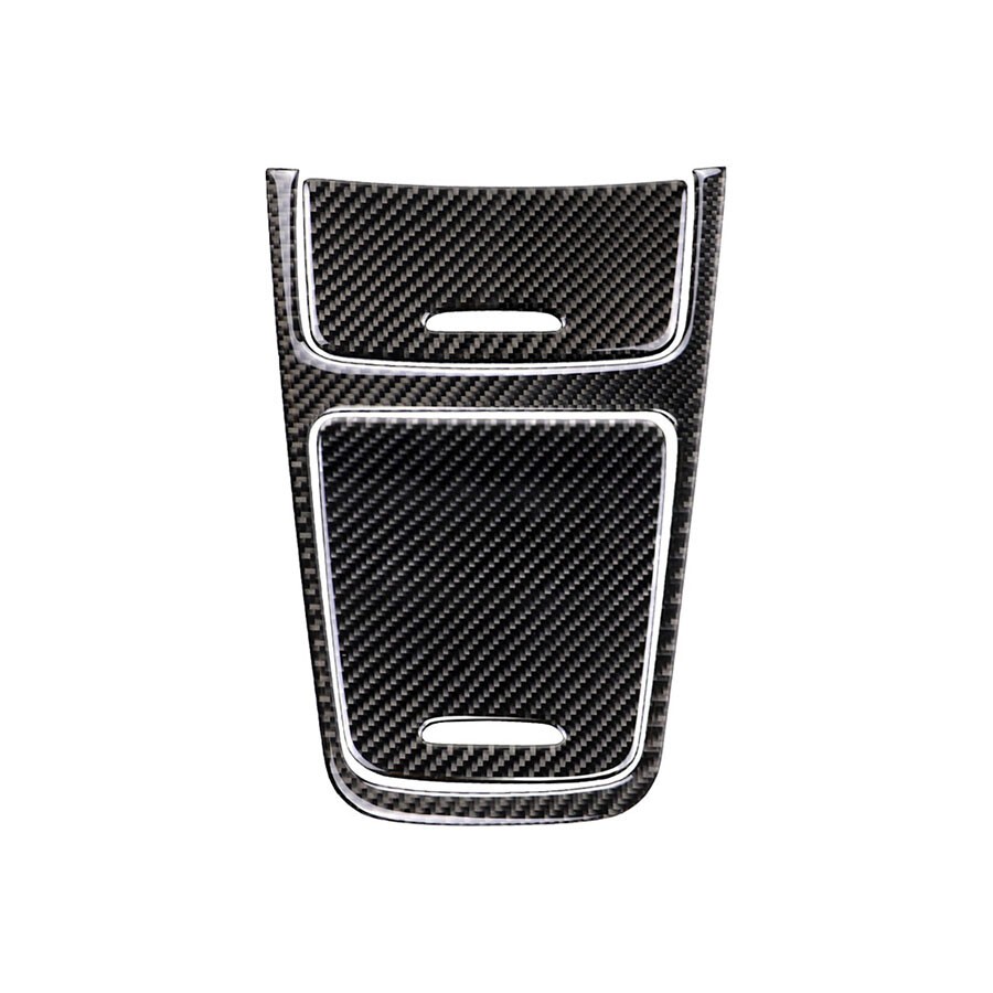 Carbon Fiber Central Console Panel Trim For Mercedes Benz A GLA CLA Class 13-18