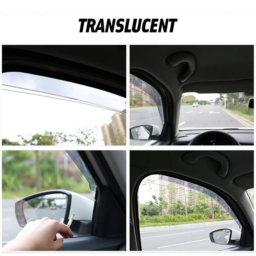 For 2016-2021 Honda Civic Sedan JDM 3D Style Tinted Window Visor Rain Guard