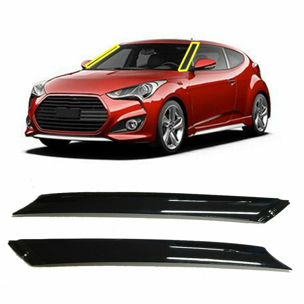 New OEM Front Windshield Garnish Molding LH RH 2p for Hyundai Veloster 11 – 17