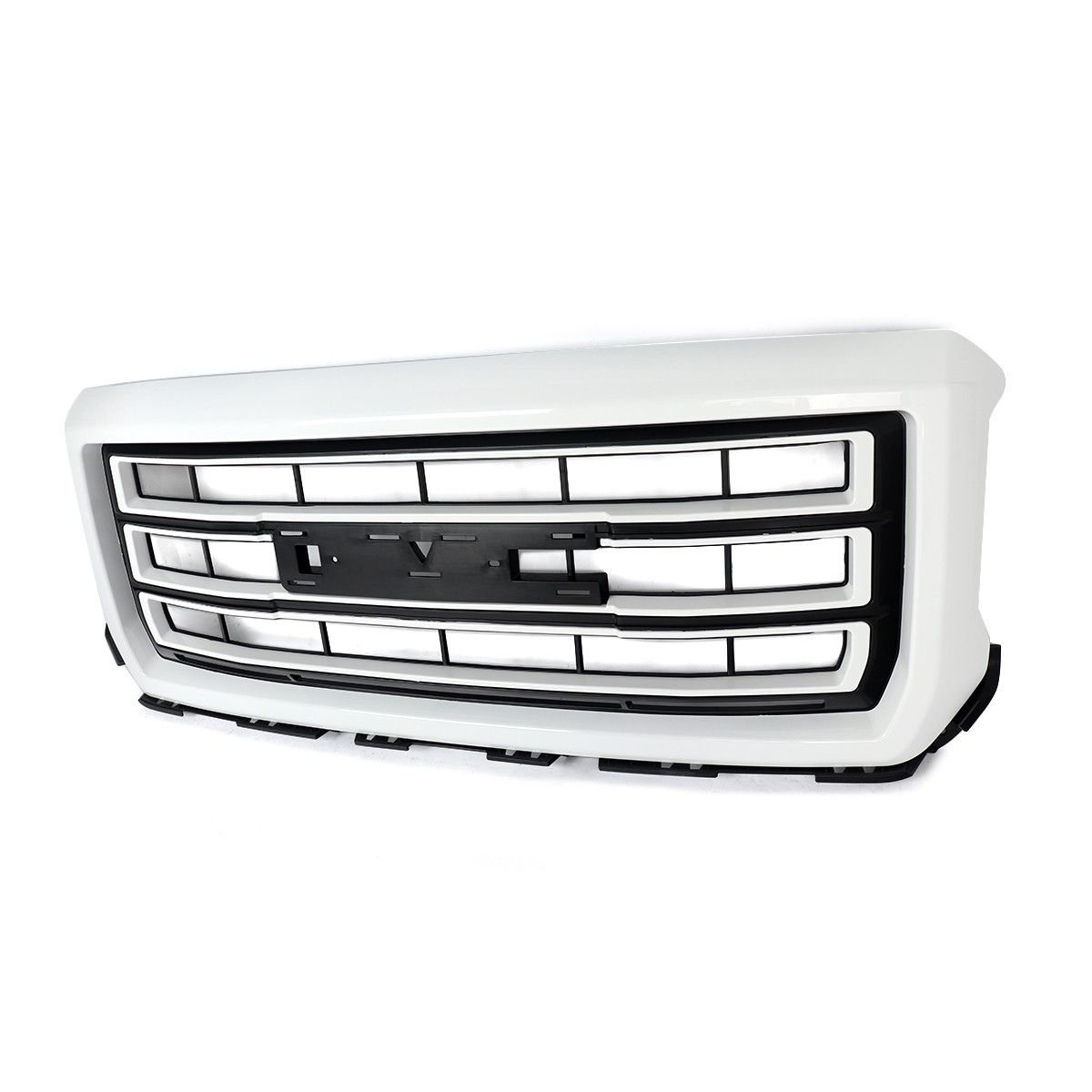 For 2014-2015 GMC Sierra 1500 SLT SLE Summit White Front Bumper Grille Assembly