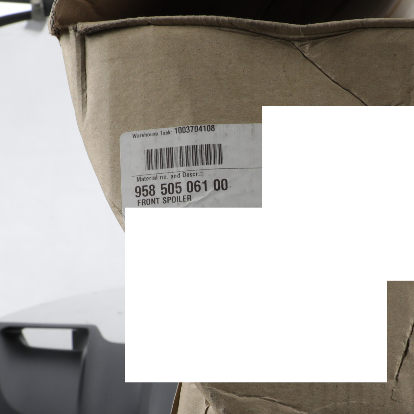 GENUINE PORSCHE Cayenne 2011-2014 Front Lower Spoiler Panel OEM 958-505-061-00