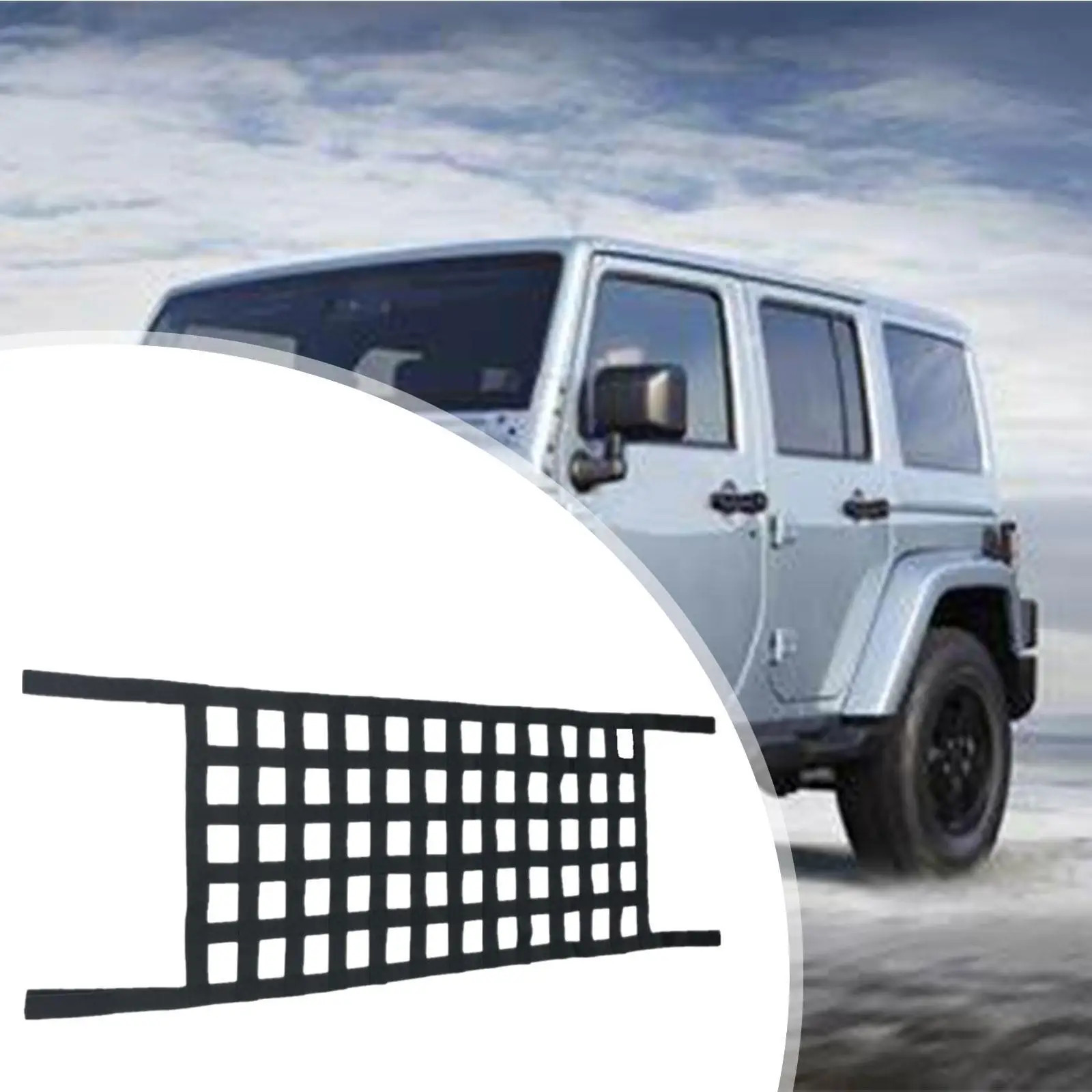 Mesh Cargo Net Replace Parts Easy to Install High Performance Cargo Netting Rear