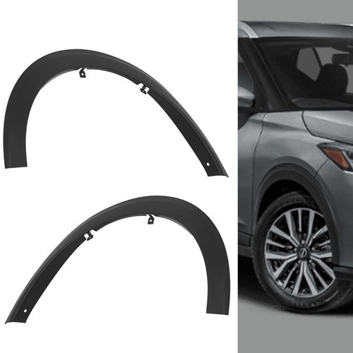 Left+Right Fender Molding Trim Front Fit For Nissan Kicks S SV SR 1.6L 2021-2024