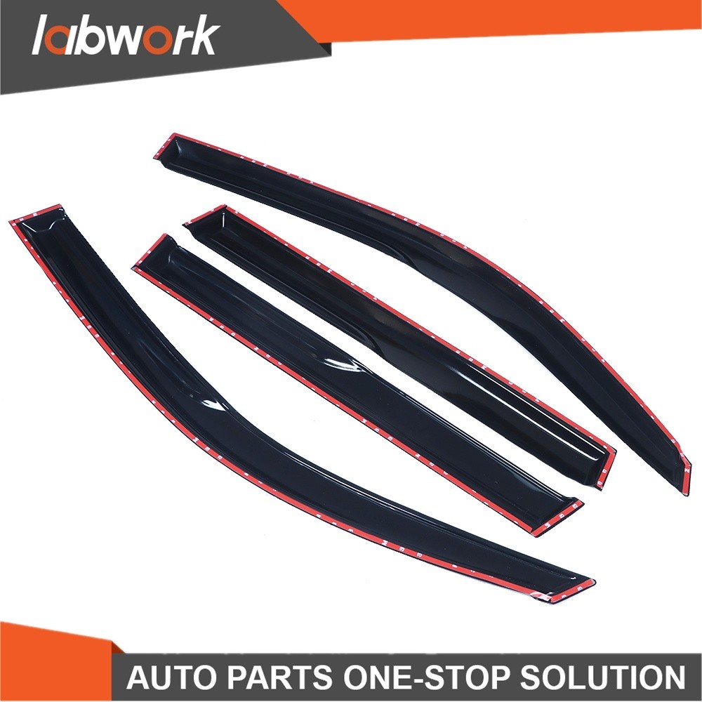 Labwork Window Visors For Nissan Rogue 2008-2013 Smoke Acrylic Window Sun Rain