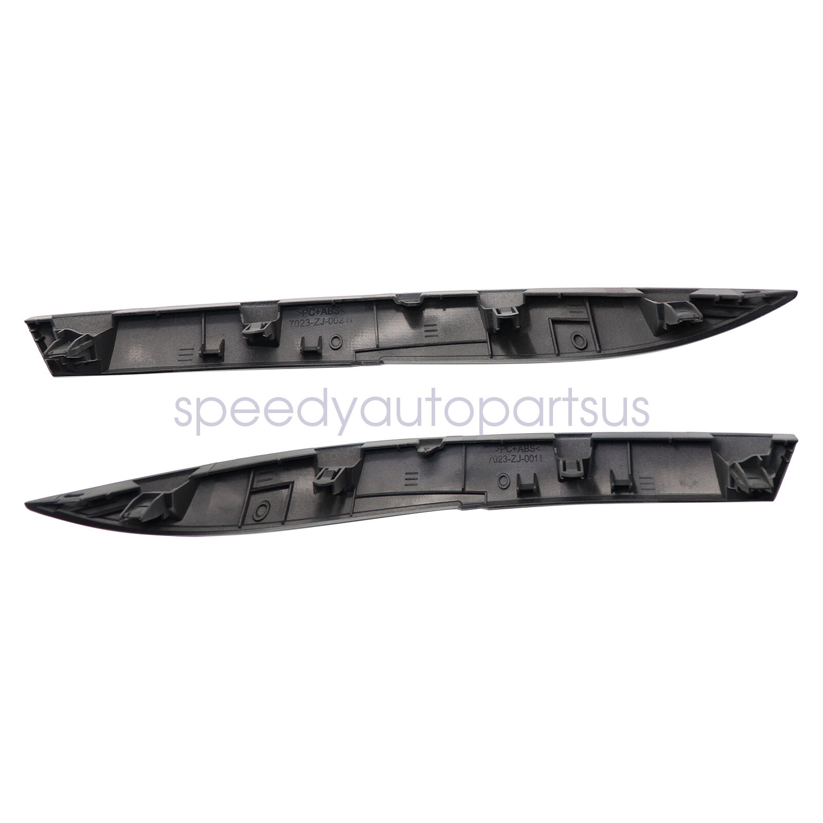 Pair Upper Side Central Dashboard Trim Strip for Toyota Corolla Altis 2009-2013
