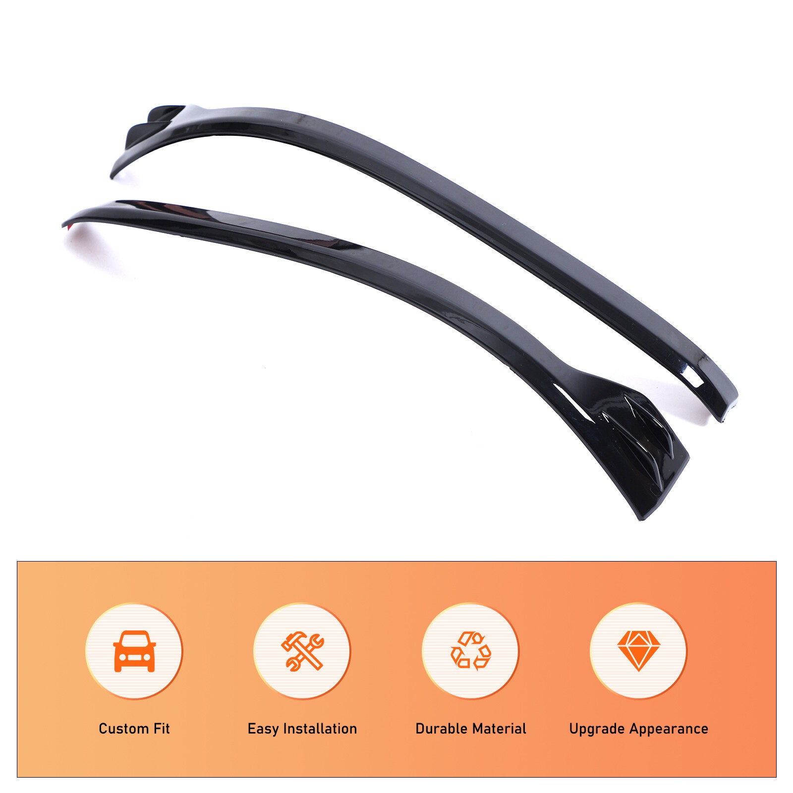 Gloss Black Side Mirror Protector Trims Fits BMW X1 U11 2023+