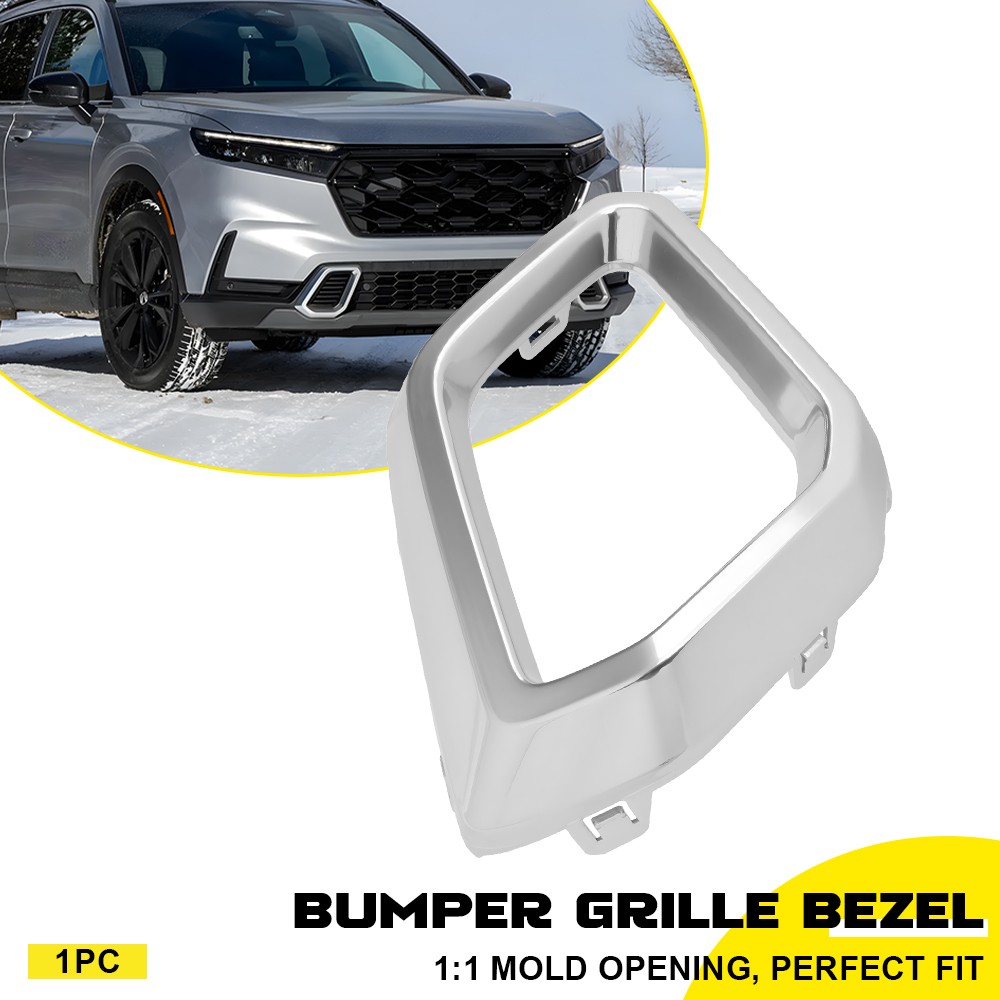 Front Bumper Grille Bezel Right For Honda CRV 2023 24 2025 Trim Molding Chrome P