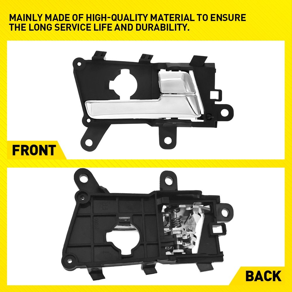 Interior Inner Inside Door Handle Chrome Front Right 1X For 2011-2013 Kia Optima