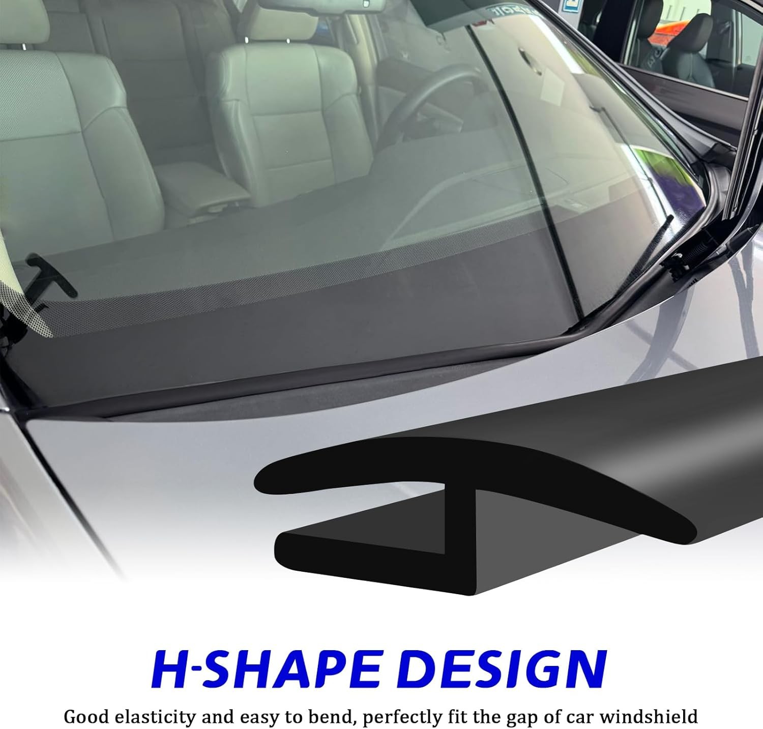 6ft Car Front Windshield Panel Seal Strip Sealed Moulding Trim For Mini Cooper